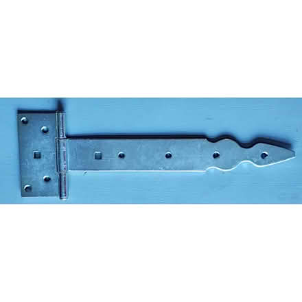 Photo of free 12 inch garden gate "strap" hinge. (West Bletchley MK3) #1