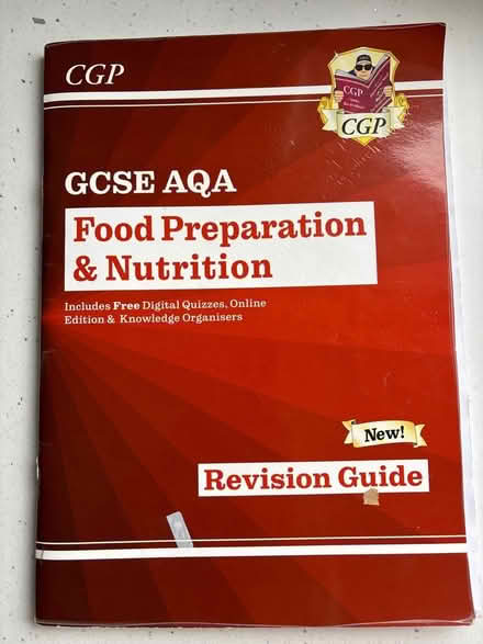 Photo of free Food tech GCSE revision book AQA (Oxenholme LA9) #1