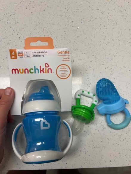 Photo of free Baby bottle and two food feeders (Nob Hill) #1