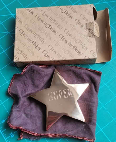 Photo of free Brass “SUPER” Star Ornament (Hatch End HA5) #1
