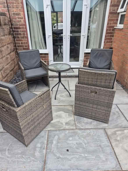 Photo of free Table and chairs set (Breadsall, Derby DE21) #2