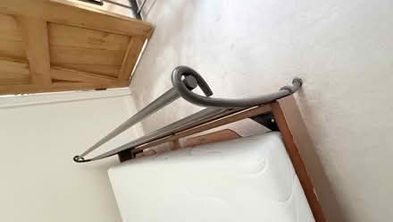 Photo of free Guildford Full double bed+wooden/metal frame, dismantled (Millmead GU2) #2