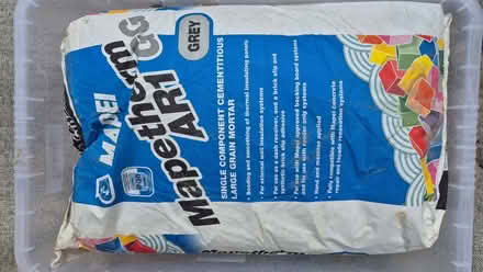 Photo of free 2 x 25kg Mapei Grey Grout bags (East Farleigh CP ME15) #1