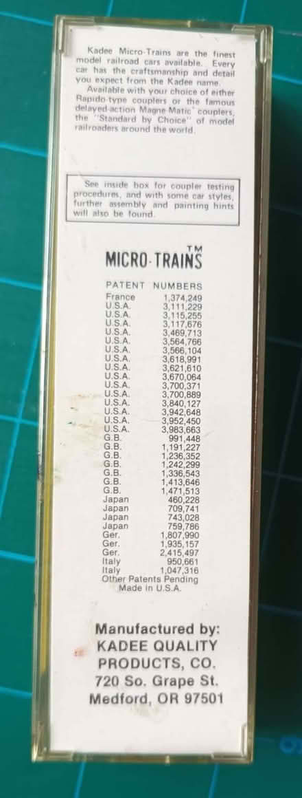 Photo of free Micro‐Trains Kansas Boxcar Model (N Gauge) (Hatch End HA5) #2