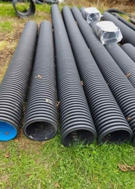 Photo of 250mm minimum diameter drainage pipe (Martin's Heron RG12) #1