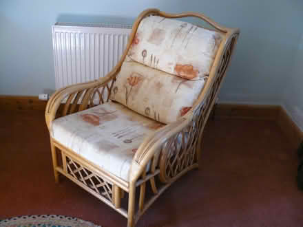 Photo of free Wicker conservatory chairs (Anwoth near Gatehouse of Fleet) #1