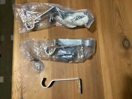 Photo of free Grey silver Curtain rail supports (Oswestry SY11) #1