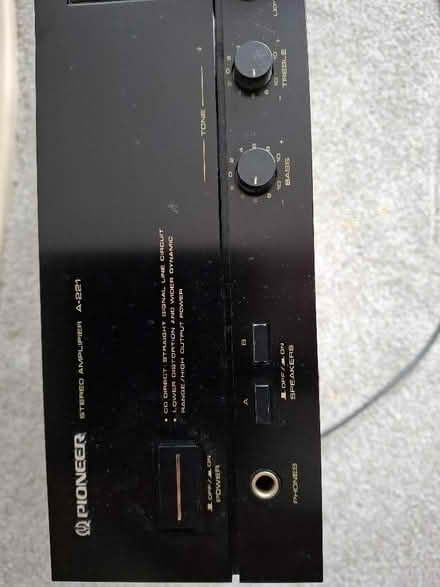 Photo of free Hifi vintage amp. Pioneer 221 (Glen Parva LE2) #1