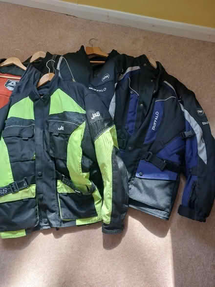 Photo of free 5 x textile motorcycle jackets (Redhill BS40) #2
