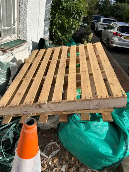 Photo of free Wooden pallets x 2 (Farningham DA4) #1