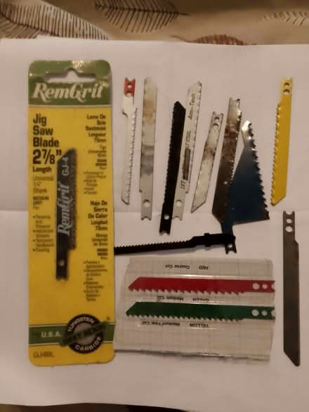 Photo of free Jig saw blades with 'funny head; (Higher Bebington CH63) #1