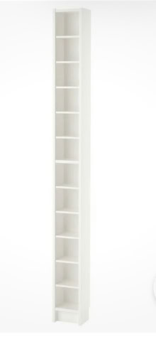 Photo of white IKEA Gedby shelf (CD shelf from the Billy serie (Stoke Newington N16) #1