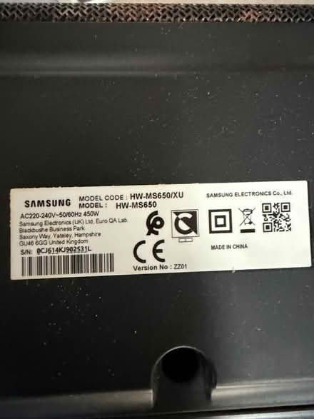 Photo of free Samsung soundbar (Twickenham) #2