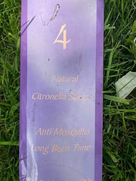 Photo of free giant citronella sticks for garden use (De Parys MK40) #2