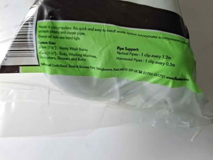 Photo of free Plumbing - plastic waste pipe fittings (Glen Parva LE2) #3