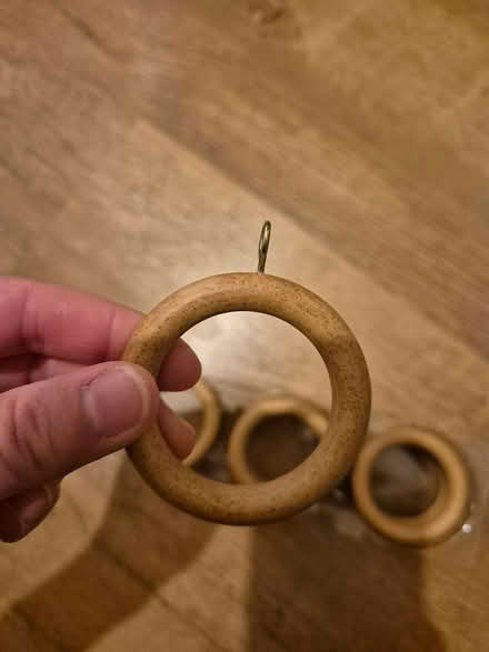 Photo of free Oak curtain rings (Exeter, Beacon Heath EX4) #2