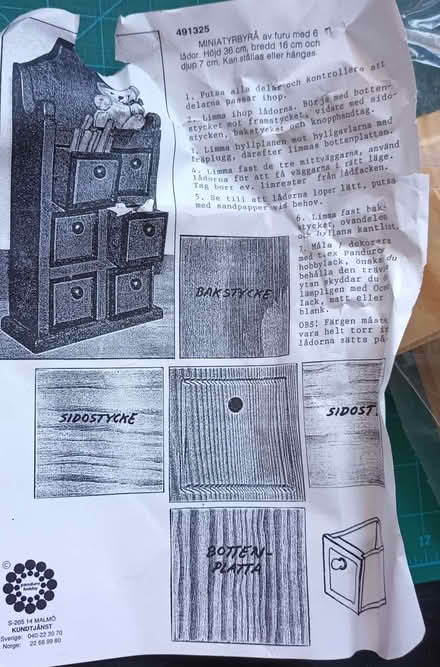 Photo of free Mini Wooden Chest of Drawers Kit (Hatch End HA5) #1