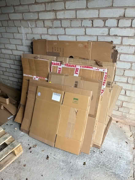Photo of free 12 cardboard boxes (Fairhaven FY8) #1