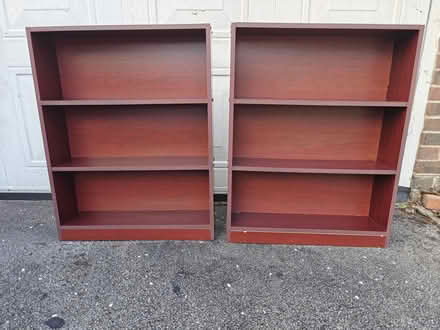 Photo of free 2 bookcases - cd size shelves (West Wittering PO20) #1