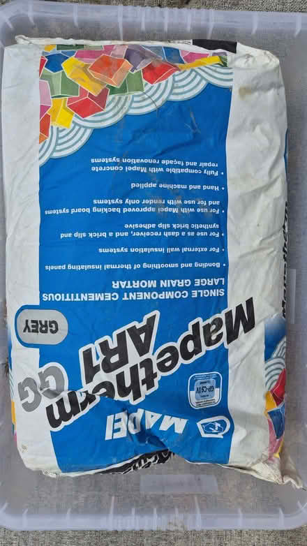Photo of free 2 x 25kg Bags of Mapei Grey Grout (East Farleigh CP ME15) #1
