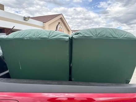 Photo of free Leather loveseat (Berthoud/Loveland/Longmont) #4