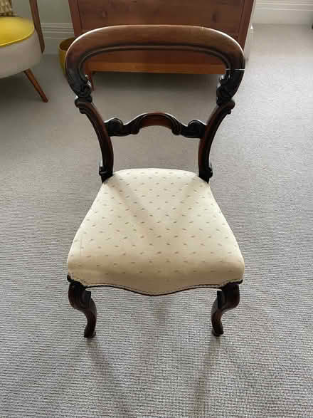 Photo of free upholstered dining chairs (Kew TW9) #1