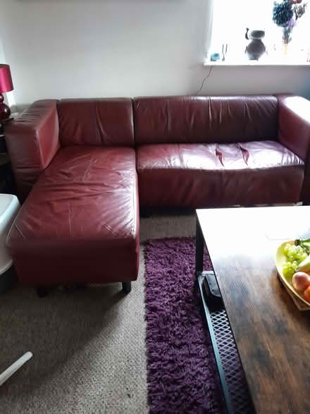 Photo of free Red sofa (Llanfyllin SY22) #2