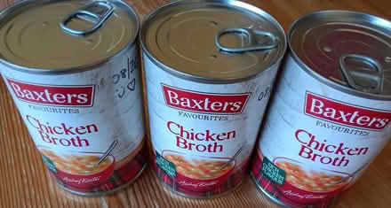 Photo of free Tins of Baxters chicken broth soup best before Aug 26 (Westbury Fields BS9) #1