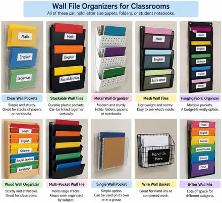 Photo of Wall File Organizers (Overbrook) #1