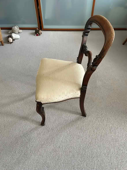 Photo of free upholstered dining chairs (Kew TW9) #2