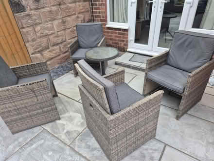 Photo of free Table and chairs set (Breadsall, Derby DE21) #1