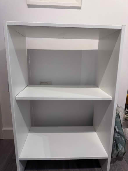 Photo of free White IKEA 2-tier bookshelf/storage shelf (Golders Green NW11) #2
