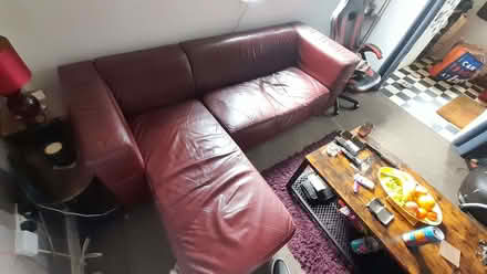 Photo of free Red sofa (Llanfyllin SY22) #1