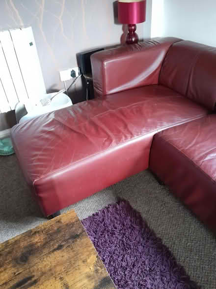 Photo of free Red sofa (Llanfyllin SY22) #3
