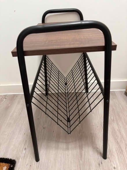 Photo of free Small table with newspaper rack (Croydon CR7) #2