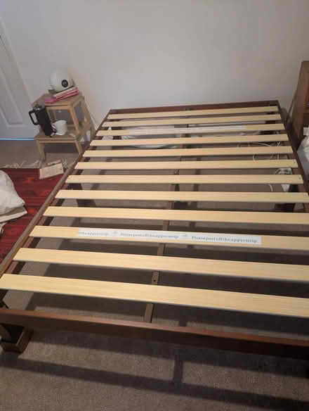 Photo of free Wooden double bed (Homerton E5) #1