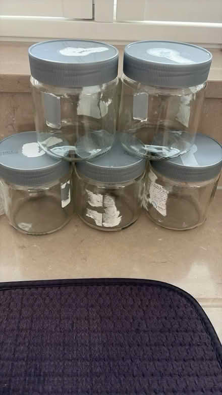 Photo of free 5 glass jars (Chiswell Green AL2) #1
