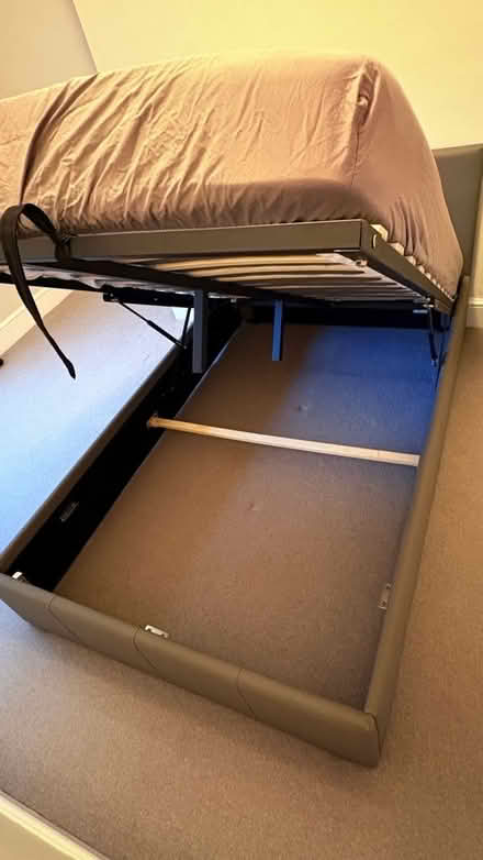 Photo of free Double bed and mattress with storage (Lewisham SE13) #3