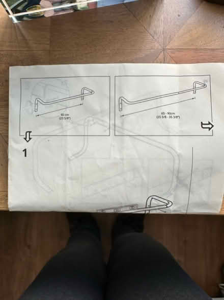 Photo of free 2 IKEA wall mounted rails (Claughton CH43) #2