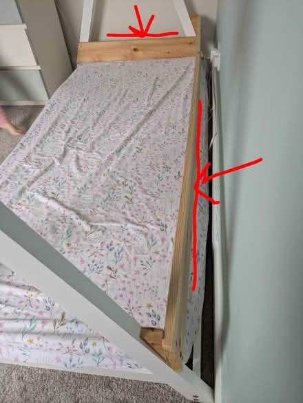 Photo of free Single floor bed (solid pine) (S40 Brampton) #3