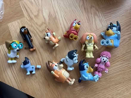 Photo of free Bluey plastic toys (small) (Surbiton KT5) #1