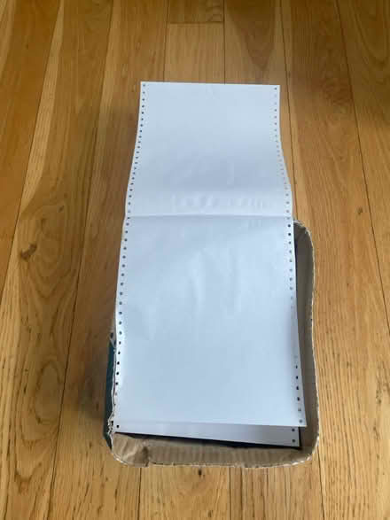 Photo of free 9.5” x 11” white listing paper (Crabtree Lane AL5) #1