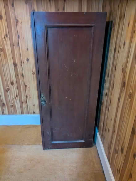 Photo of free Two dark wood cupboards (North Finchley) #1