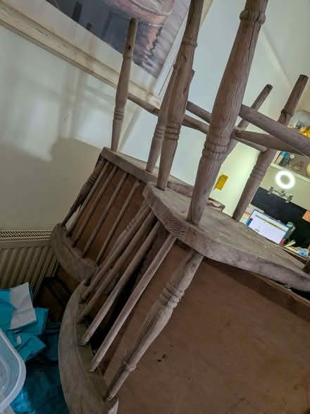 Photo of free 3x vintage wood chairs (Kemptown BN2) #2