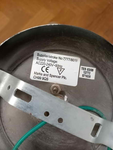 Photo of free Ceiling lights - a pair of matching ceiling lights from M&S (Keymer BN6) #2