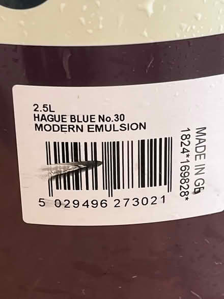 Photo of free Farrow & Ball Hague blue paint (Bromley BR2) #2