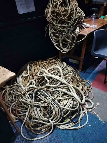 Photo of free Old theatre ropes (Walmley B76) #1