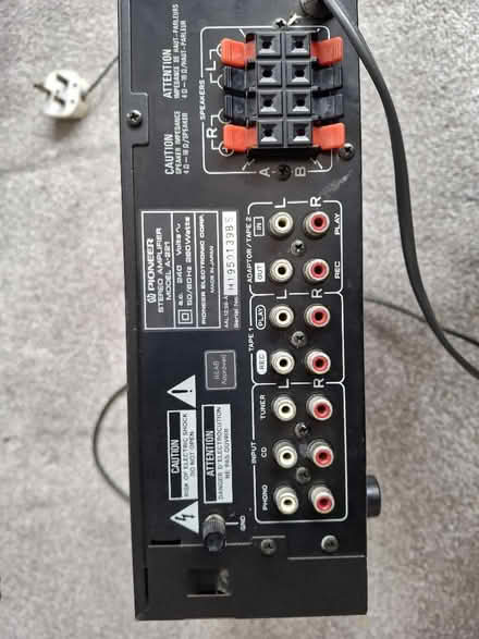 Photo of free Hifi vintage amp. Pioneer 221 (Glen Parva LE2) #4