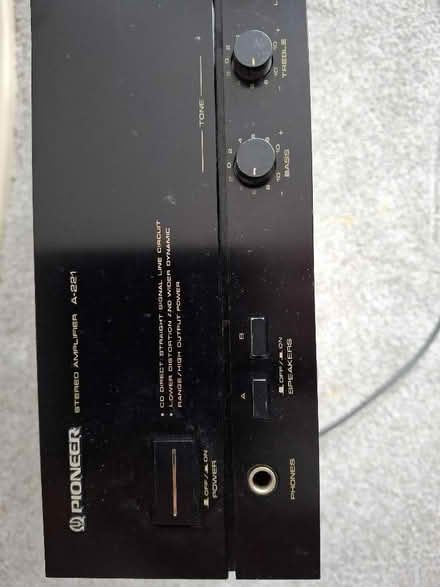 Photo of free Hifi vintage amp. Pioneer 221 (Glen Parva LE2) #2