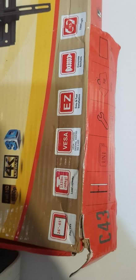 Photo of free Brand new flat panel TV wall mount (Barkingside IG6) #2
